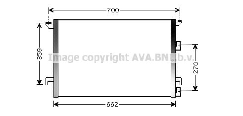 AVA QUALITY COOLING Конденсатор, кондиционер SBA5058